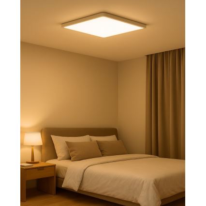 LED stropna svjetiljka LED/40W/230V 3000/4000/6500K 50x50 cm bijela