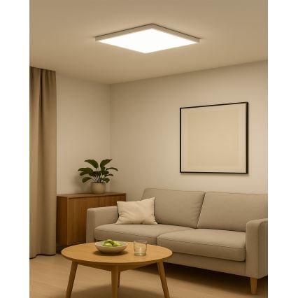 LED stropna svjetiljka LED/40W/230V 3000/4000/6500K 50x50 cm bijela