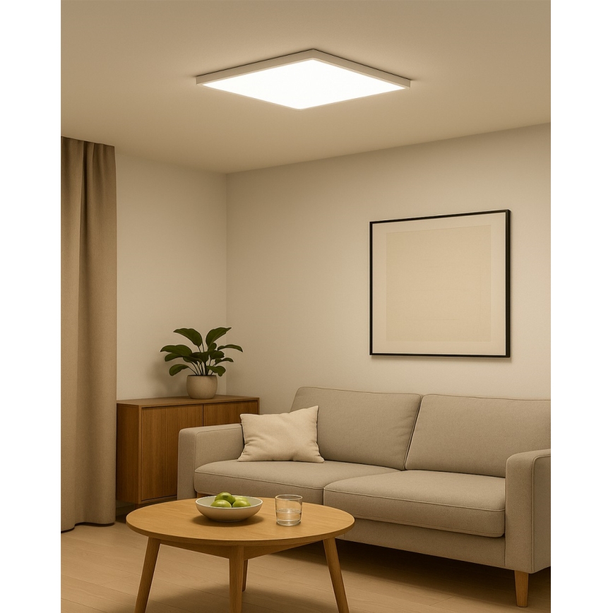 LED stropna svjetiljka LED/40W/230V 3000/4000/6500K 50x50 cm bijela