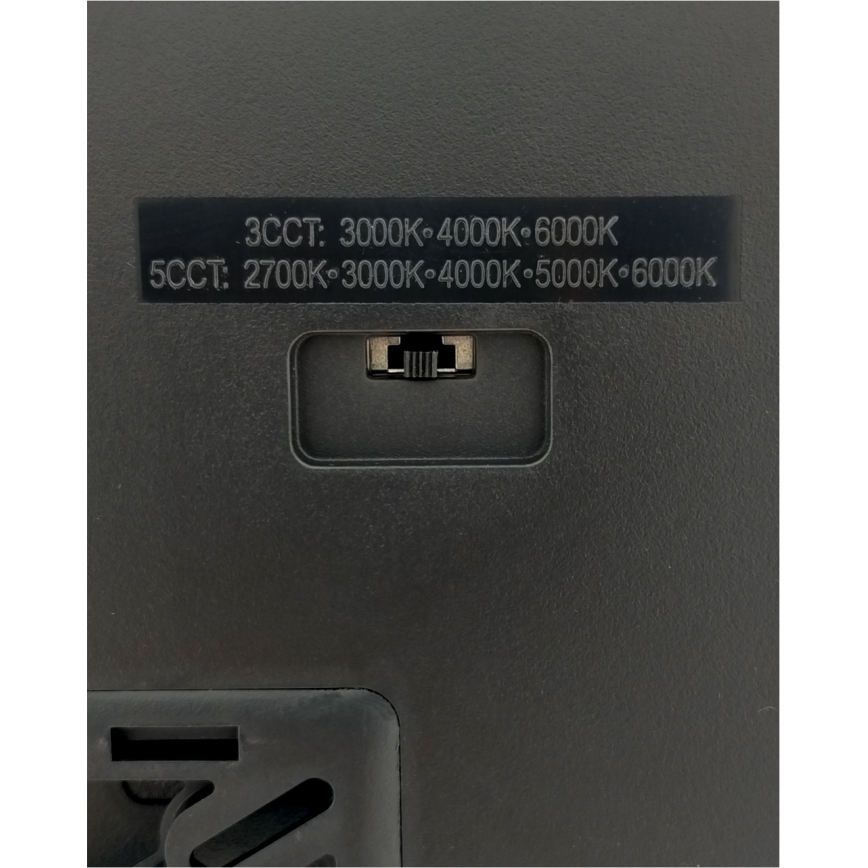 LED stropna svjetiljka LED/40W/230V 3000/4000/6500K 50x50 cm crna