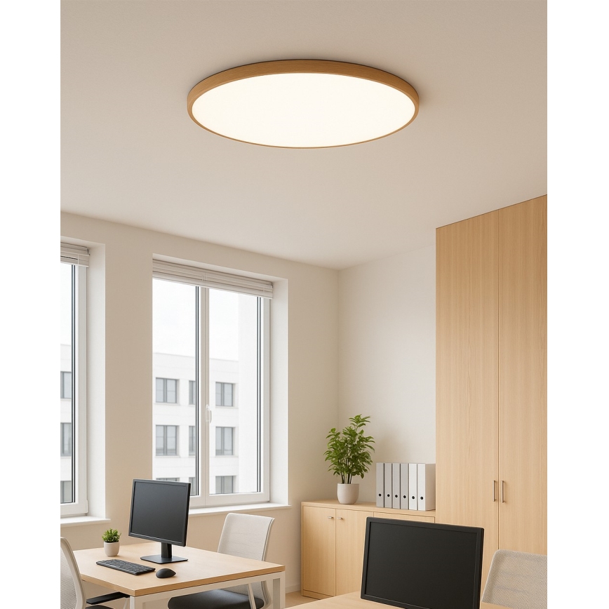 LED stropna svjetiljka LED/40W/230V 3000/4000/6500K, promjer 50 cm, bež