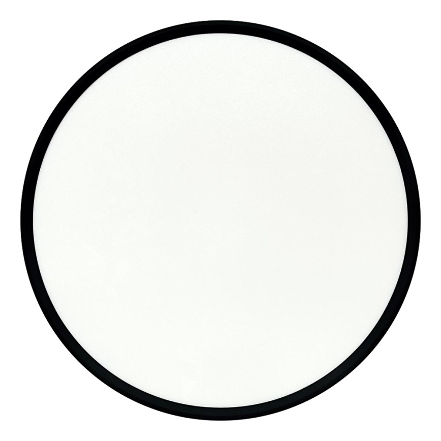 LED stropna svjetiljka LED/40W/230V 3000/4000/6500K promjer 50 cm crna