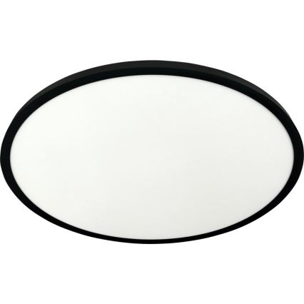 LED stropna svjetiljka LED/40W/230V 3000/4000/6500K promjer 50 cm crna