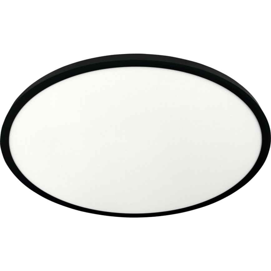 LED stropna svjetiljka LED/40W/230V 3000/4000/6500K promjer 50 cm crna
