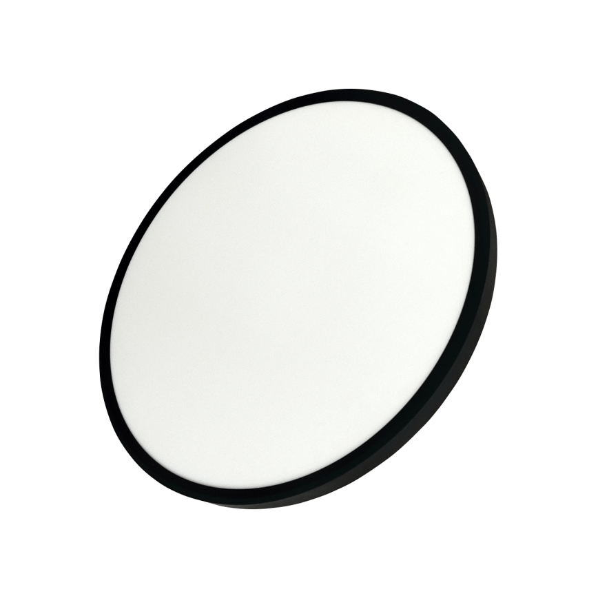 LED stropna svjetiljka LED/40W/230V 3000/4000/6500K promjer 50 cm crna