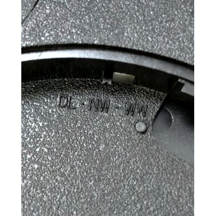 LED stropna svjetiljka LED/40W/230V 3000/4000/6500K promjer 50 cm crna