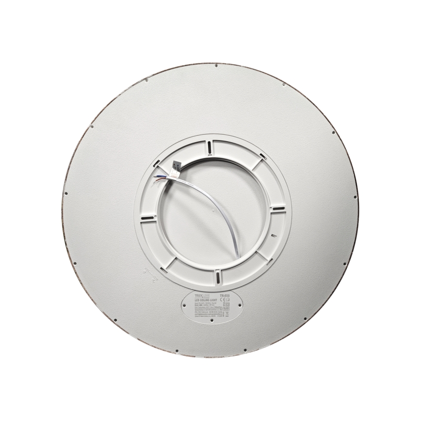 LED stropna svjetiljka LED/40W/230V 3000/4000/6500K Ø 50 cm smeđa