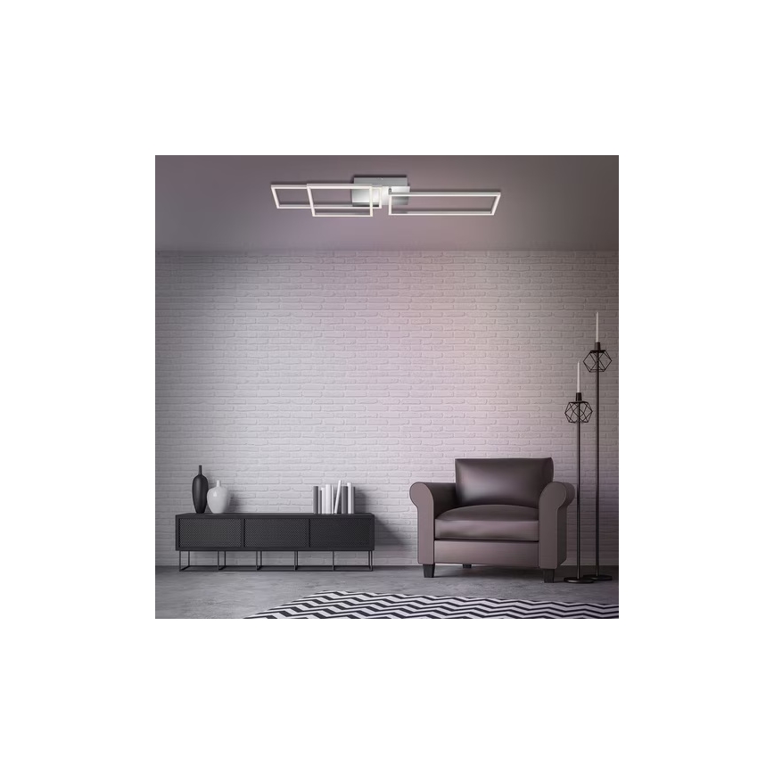 LED stropna svjetiljka LED/42W/230V 3000K matirani krom