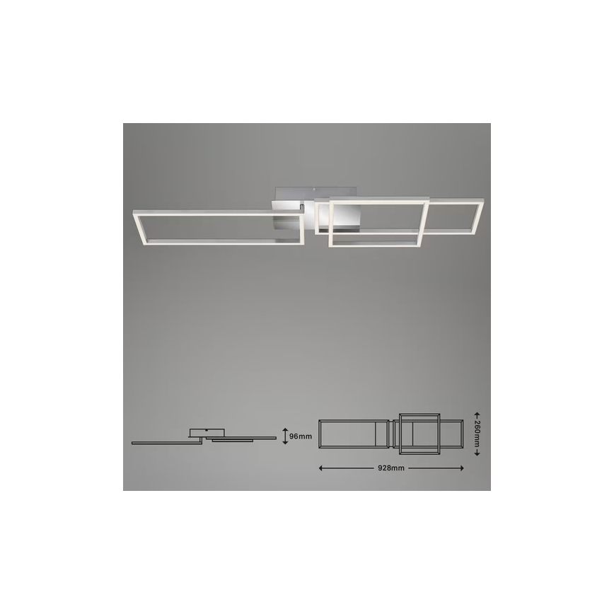 LED stropna svjetiljka LED/42W/230V 3000K matirani krom