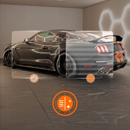 LED stropna svjetiljka HEXAGON LED/696W/85-265V 4000K 484x243 cm CRI 90 IP54 bijela