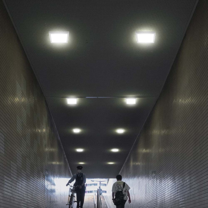 LED Stropna svjetiljka LED/6W/230V 6500K 12x12 cm bijela