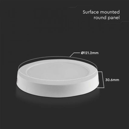 LED Stropna svjetiljka LED/6W/230V 6500K bijela