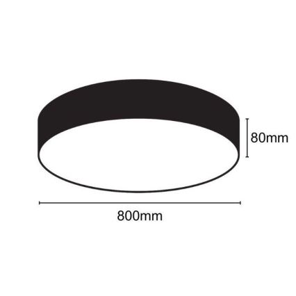 LED Stropna svjetiljka LED/70W/230V 4000K pr. 80 cm