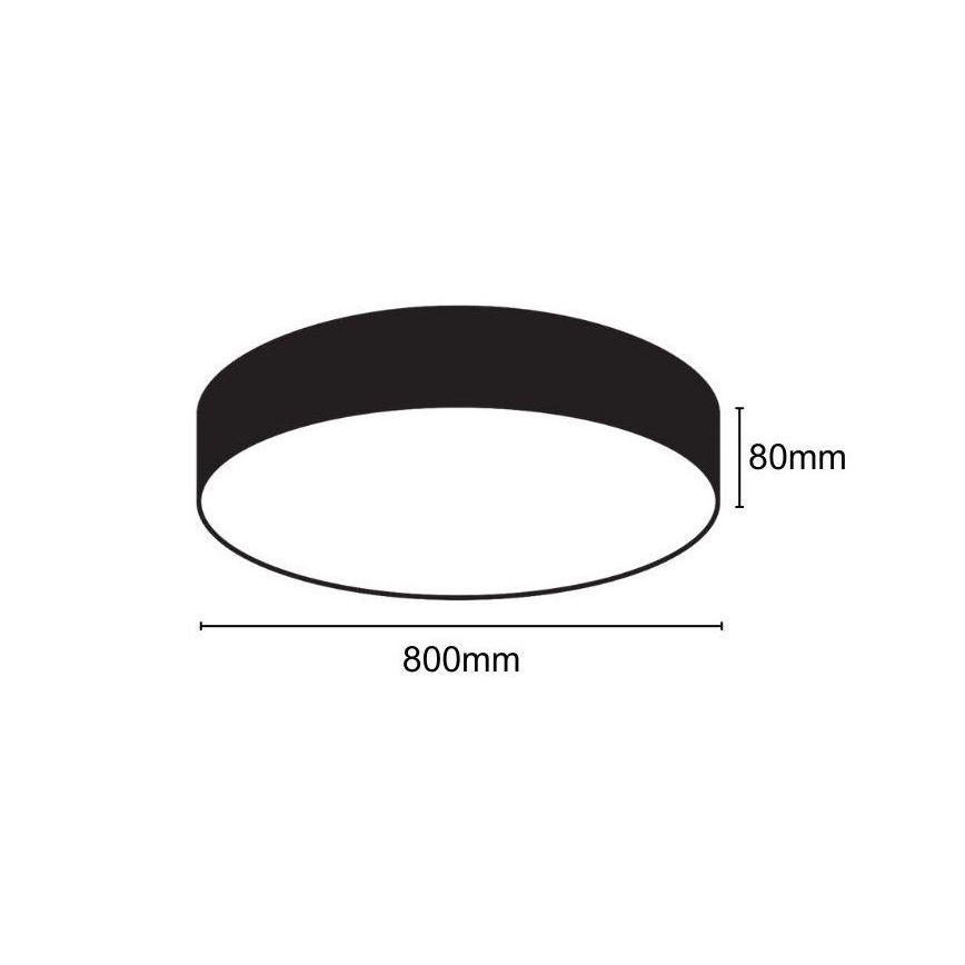 LED Stropna svjetiljka LED/70W/230V 4000K pr. 80 cm