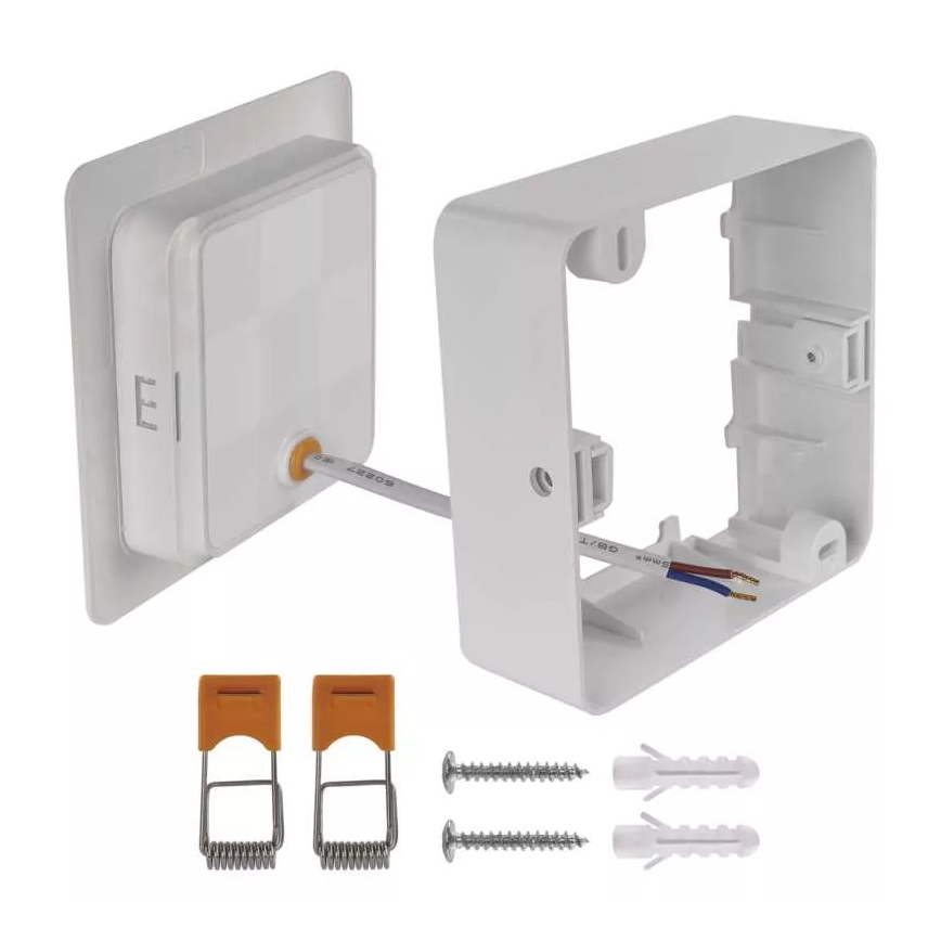 LED Stropna svjetiljka LED/9W/230V 12x12 cm bijela