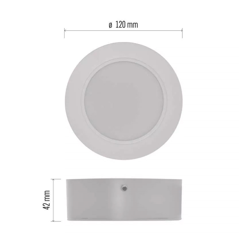 LED Stropna svjetiljka LED/9W/230V pr. 12 cm bijela
