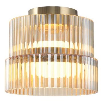 LED stropna svjetiljka LUXE LED/12W/230V, promjer 14,8 cm, mesing