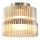 LED stropna svjetiljka LUXE LED/12W/230V, promjer 14,8 cm, mesing
