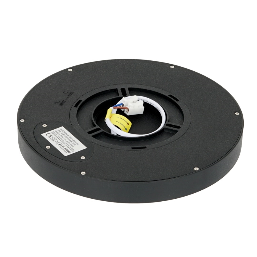 LED Stropna svjetiljka MAQ LED/18W/230V 3000/4000/6500K IP40 crna