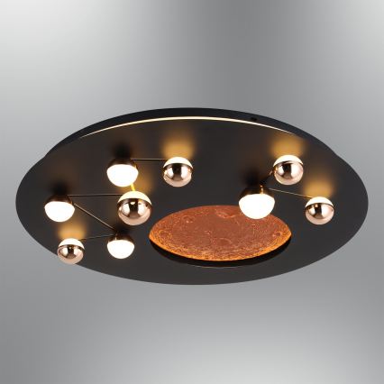 LED stropna svjetiljka MARS LED/58W/230V 3000K crna