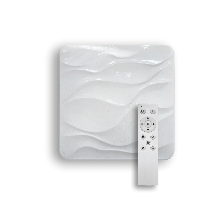 LED Dimmabilno stropno svjetlo NERIS LED/36W/230V 2700-6500K 43x43 cm + daljinski upravljač