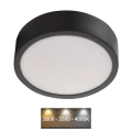 LED Stropna svjetiljka NEXXO LED/12,5W/230V 3000/3500/4000K pr. 17 cm crna
