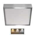 LED Stropna svjetiljka NEXXO LED/21W/230 3000/3500/4000K 22,5x22,5 cm krom