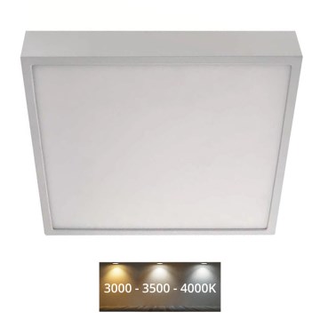 LED Stropna svjetiljka NEXXO LED/28,5W/230V 3000/3500/4000K 30x30 cm bijela