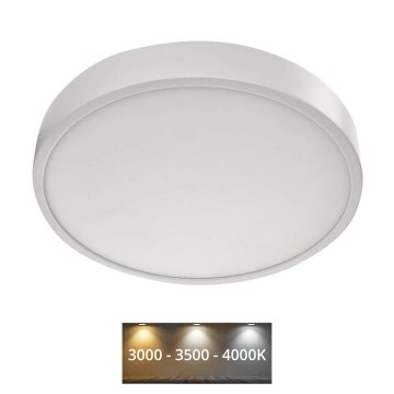 LED Stropna svjetiljka NEXXO LED/28,5W/230V 3000/3500/4000K pr. 30 cm bijela