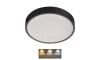 LED Stropna svjetiljka NEXXO LED/28,5W/230V 3000/3500/4000K pr. 30 cm crna