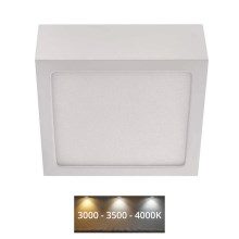 LED Stropna svjetiljka NEXXO LED/7,6W/230V 3000/3500/4000K 12x12 cm bijela