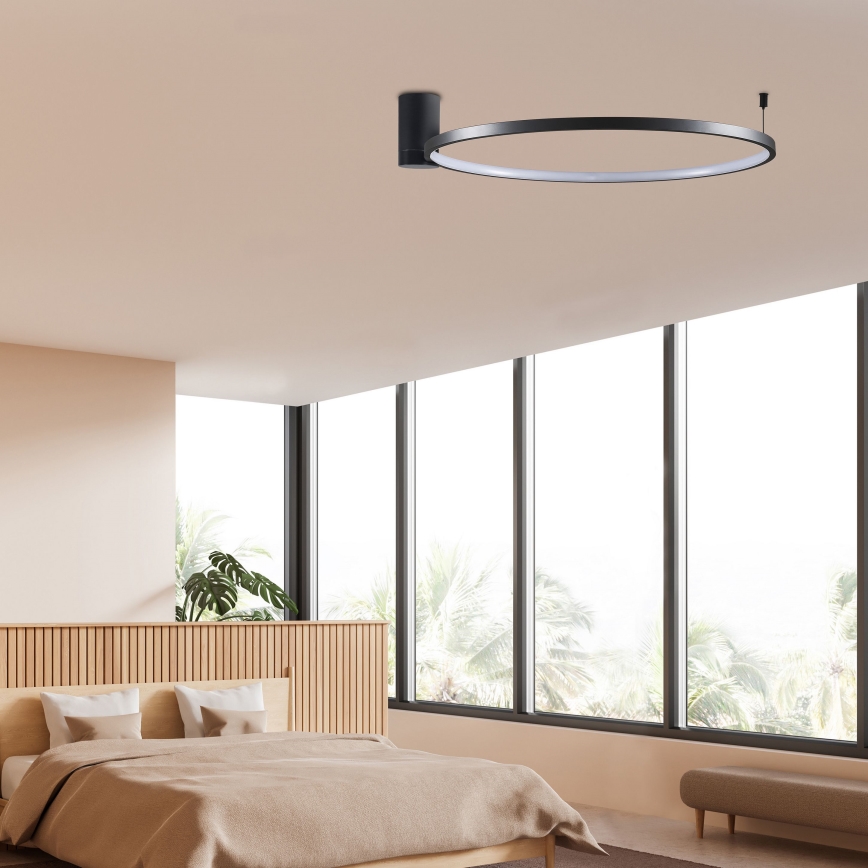 LED Stropna svjetiljka NOEMI LED/20W/230V 4000K pr. 50 cm crna