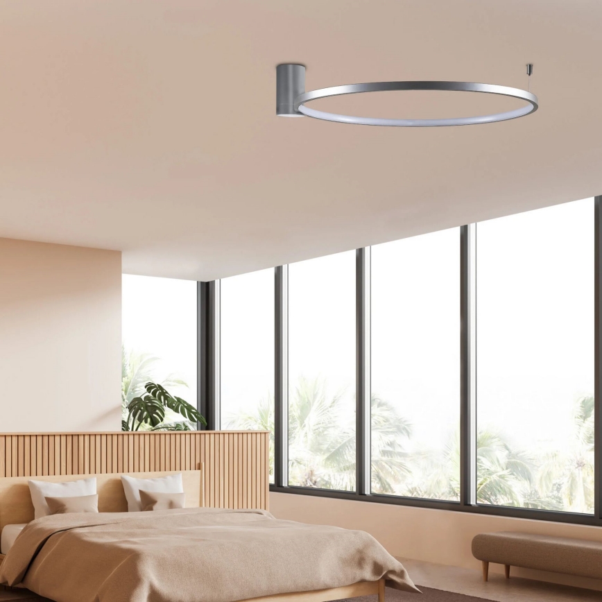 LED Stropna svjetiljka NOEMI LED/20W/230V 4000K pr. 50 cm mat krom