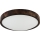 LED stropna svjetiljka OAK SLIM LED/36W/230V 4000K Ø 37 cm hrast/tamno smeđa