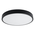 LED stropna svjetiljka ONYX LED/48W/230V Ø 60 cm crna