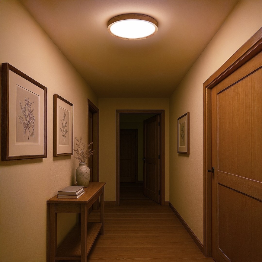 LED stropna svjetiljka ORINOKO LED/36W/230V, promjer 48 cm, bež