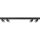 LED Stropna svjetiljka PARIS LED/24W/230V + 4xGU10/10W crna