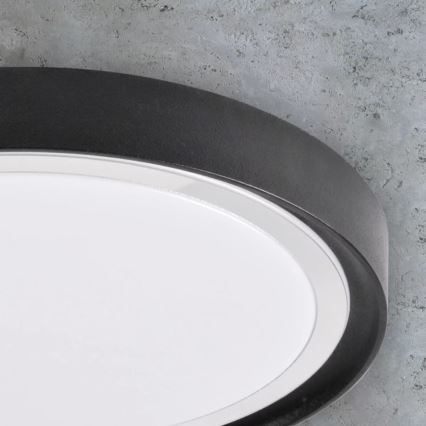 LED Stropna svjetiljka PERSE LED/15W/230V crna