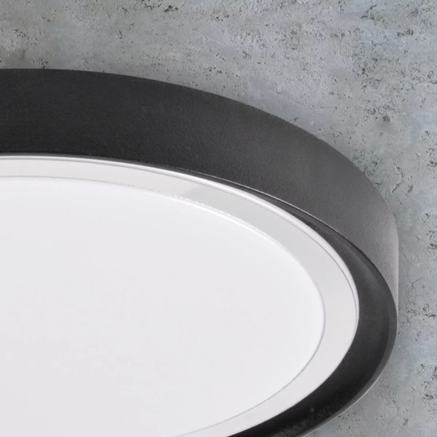 LED Stropna svjetiljka PERSE LED/15W/230V crna