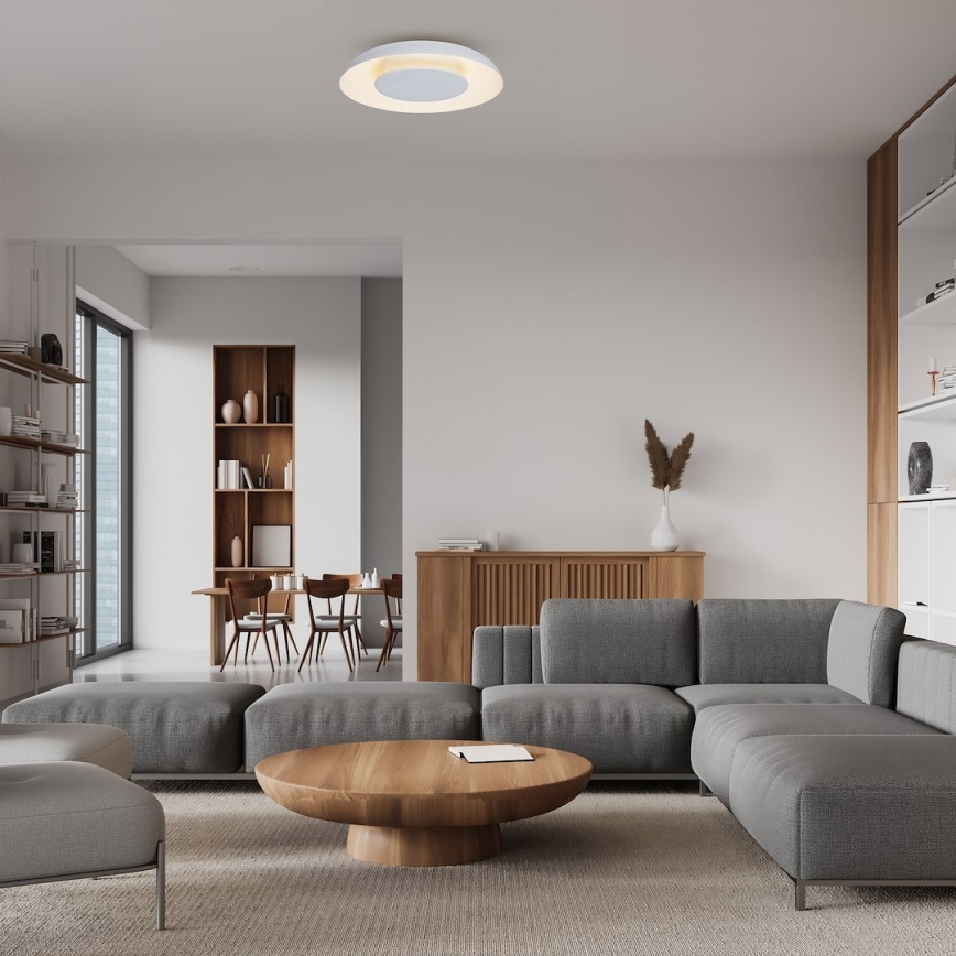 LED stropna svjetiljka PIATTINO LED/30W/230V 3000/4000/6000K Ø 40 cm bijela