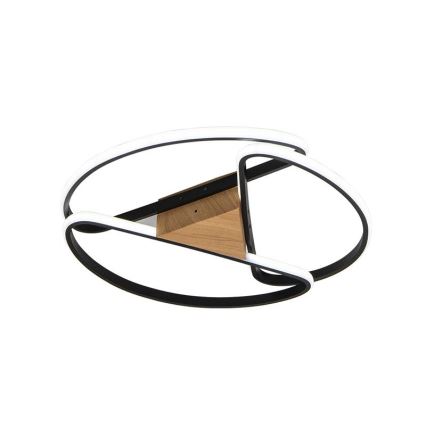 LED Dimmabilno stropno svjetlo LED/75W/230V 3000-6500K smeđa/crna + daljinski upravljač