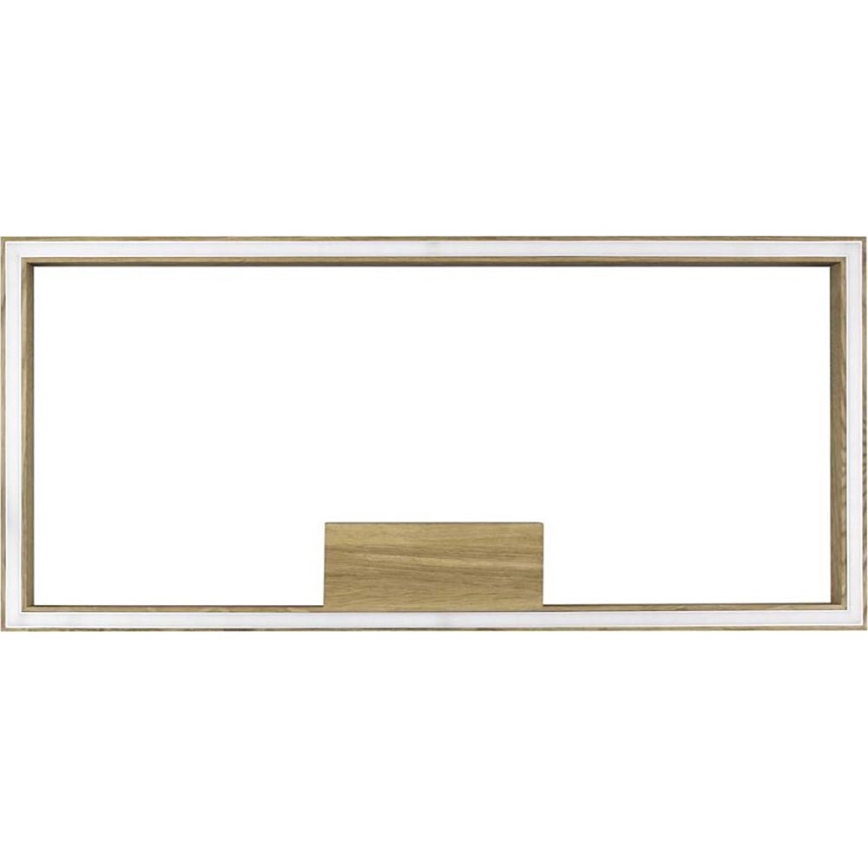 LED Stropna svjetiljka RAMME LED/34W/230V mat hrast