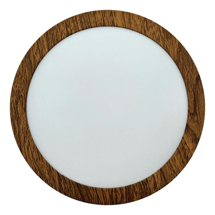 LED Stropna svjetiljka RING LED/12W/230V 4200K pr. 16 cm smeđa