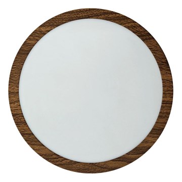LED Stropna svjetiljka RING LED/18W/230V 4200K pr. 21 cm smeđa