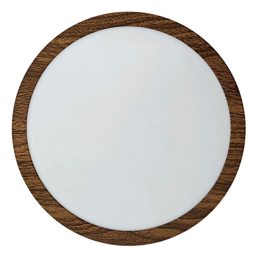 LED Stropna svjetiljka RING LED/18W/230V 4200K pr. 21 cm smeđa