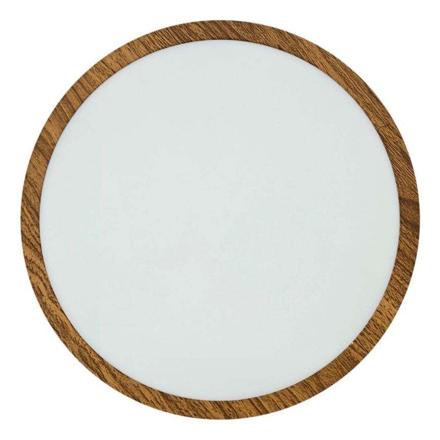 LED Stropna svjetiljka RING LED/24W/230V 4200K pr. 28,5 cm smeđa