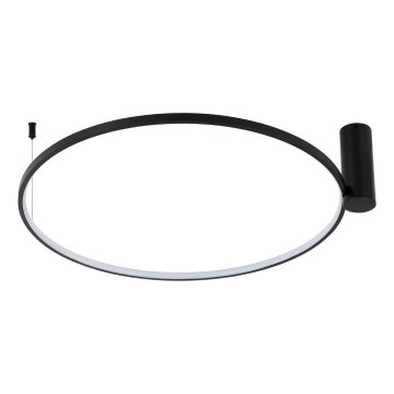 LED stropna svjetiljka RING S LED/34W/230V 3000/4000/6000K Ø 60 cm crna
