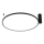 LED stropna svjetiljka RING S LED/34W/230V 3000/4000/6000K Ø 60 cm crna