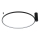 LED stropna svjetiljka RING S LED/50W/230V 3000/4000/6000K Ø 90 cm crna