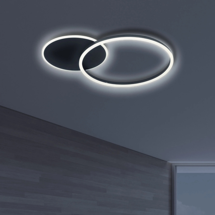 LED Stropna svjetiljka ROMAN LED/33W/230V 4000K crna